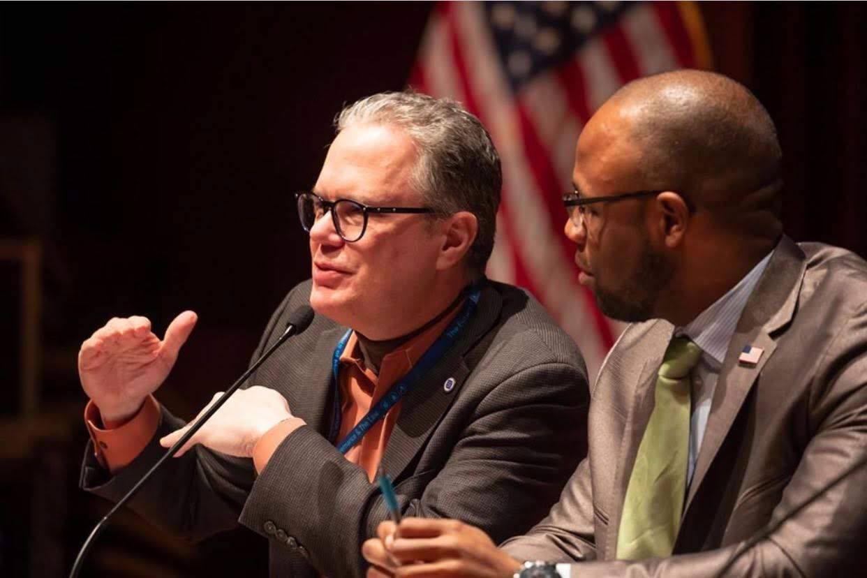 Thomas speaking in Washington DC